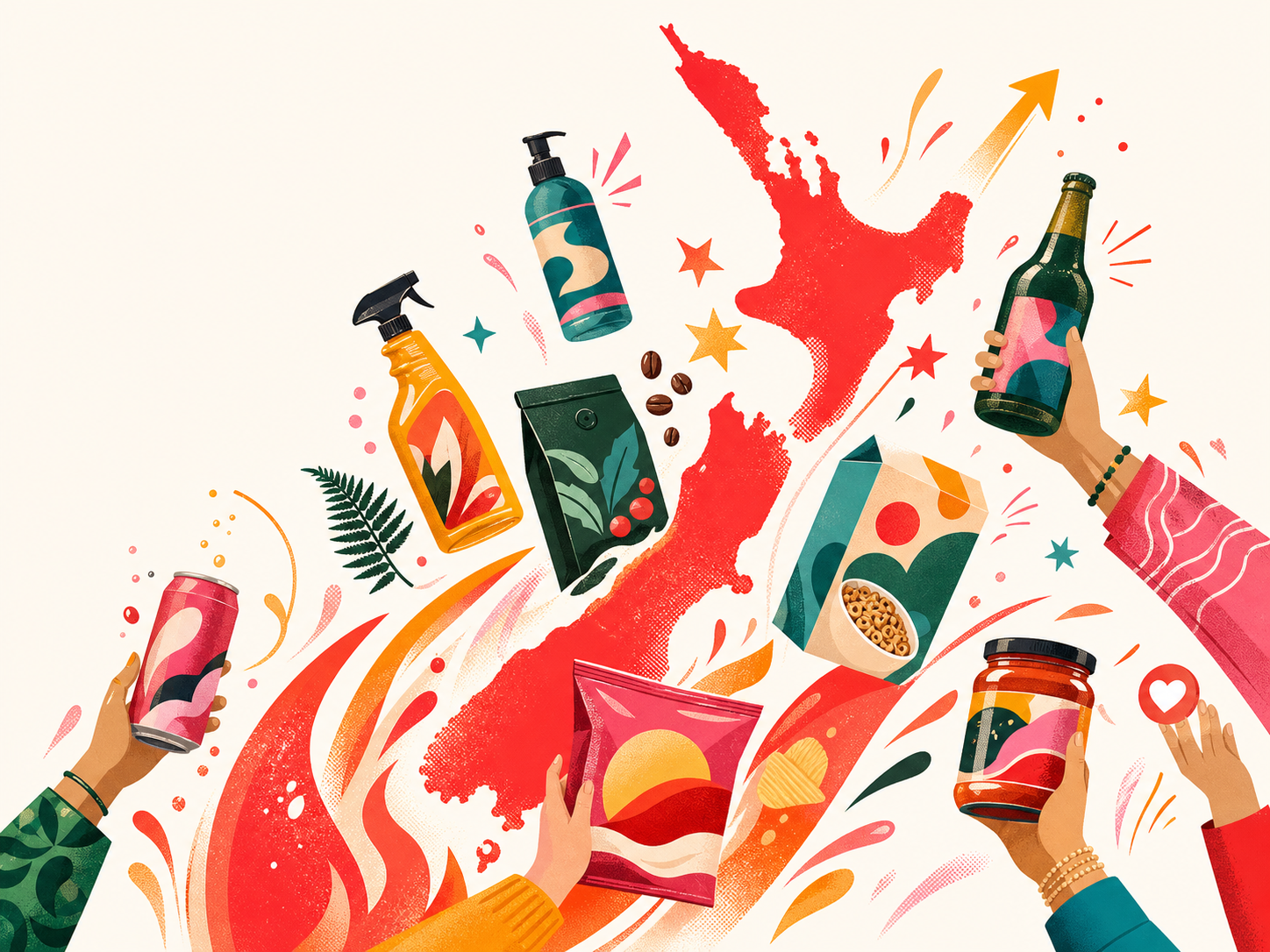 Illustrated New Zealand consumer brands building momentum through Sizzle